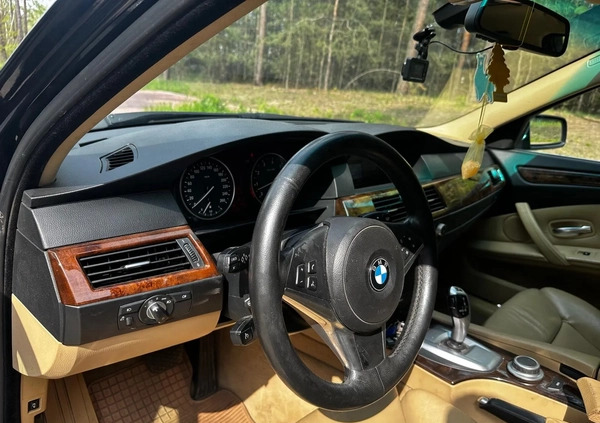BMW Seria 5 cena 53500 przebieg: 162700, rok produkcji 2008 z Jaworzno małe 379